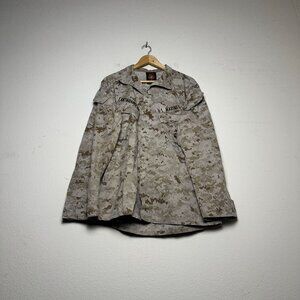 US Marines Corps Military Field Utility Uniform Coat Jacket Men M Camo Combat